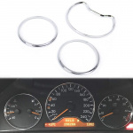 3 tk / komplekti Chrome'i armatuurlaua m&otilde;&otilde;ter&otilde;nga raam Mercedes Benz W210/S210 W202/S202 A208/C208 jaoks
