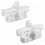 Tuuleklaasi t&otilde;stuk Plastik Citroen Nemo jaoks-Parem-Vasak-KOMPLEKT