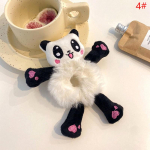 Plush Hair Rope Frog Rabbit Panda elastsed hobusesaba juuksed