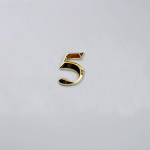 Sign House Hotel Peo ukse aadressi numbrid Kleebis Kaasaegne numbrim&auml;rk Kodu Elamise tarvikud 50*30*8mm/5 kuld