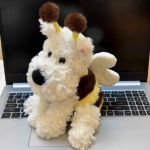 Barking Bee Dog Goxidi Dog Doll Armas pl&uuml;&uuml;sist elektriline liikuv m&auml;nguasi