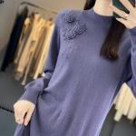 Naiste ka&scaron;miirkleit Qinghe ka&scaron;miir 70% vill 30% ka&scaron;miir naiste s&uuml;gistalvine ka&scaron;miirkleit pehme ja soe XXL hall v&auml;rv