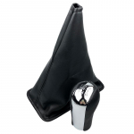 Toyota Corolla AYGO Verso RAV4 Yaris VITZ URBAN kroomitud ja nahast k&auml;iguvahetusnupp PU nahast kangipulgale m&otilde;eldud pakiruumi kate jaoks