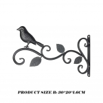 Taimeklambrid Rippuvad lillepotikorvi Lillekorvihoidik Maal&auml;hedases stiilis metallist kronsteini riidepuu laiap&otilde;hjaline ilmastikukindel taime jaoks C 30x23cm