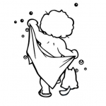 Kodu Plaadid Prillid Seinakleebised Laste Vannituba Naljakas eemaldatav veekindel kleebis