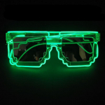 Baarikontsert LED juhtmevaba mosaiik helendav KTV balli helendav atmosf&auml;&auml;r, rekvisiidid helendavad prillid heleroheline v&auml;rv