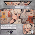 Ajalehe taust, anime t&uuml;druku hiirematt, odav ja peen.