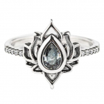 925 h&otilde;bedased vintage lootoser&otilde;ngad naistele t&uuml;drukutele mansetis&otilde;rmus Promise h&otilde;bes&otilde;rmus Paradiisi lill S&otilde;rmused ehted kingitused Bague Femme 10