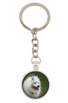 Samoyed, Bjelkier, Samoiedskaya Sobaka - keychain with your photo, key decoration, bag pendant from Art-Dog brand