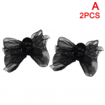 2 tk Must Matte Bowknot V&otilde;rgusilma juukseklamber Pits Bow V&auml;ike Juuksen&otilde;el Bobby Aksessuaarid Princess Korea L4A8 Black-One size
