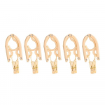 5 tk reisi kaasaskantav kokkupandav riidepuu Ruumis&auml;&auml;stlikud reisiriidad klambritega Multifunktsionaalne riiete kuivatusrest hoiustamisvahend 5PCS sinine