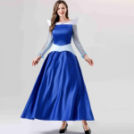 Ilu printsessi kleit Roosa Sinine Cosplay kost&uuml;&uuml;m Pikad kleidid Riietus Esinemispidu S&uuml;nnip&auml;ev Halloweeni j&otilde;ulukleit T&auml;iskasvanud naistele- XL