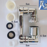 Uus universaalne 1080&deg; p&ouml;&ouml;rlev pikendus kraan Aeraator plastikust pritsmefilter k&ouml;&ouml;gi kraanikausi segistid mullimisotsik robotvars One Mode ABS plasti