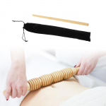 Bambusest guasha t&ouml;&ouml;riist Gua Sha Stick k&auml;eshoitav k&auml;sitsi kraapiv massaažimassaaž 42x1.5cm with Box