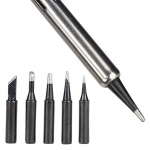 JCD jootekolbi otsikud mustad 5 tk/komplekt 900m-T pliivaba jooteotsiku &uuml;likond 908S 908 tippkvaliteediga keevitusotsikute jootepea