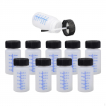 10Pcs Empty Touch up Paint Bottle Bottles with Scale Reusable Car Scratches Repair