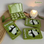 Armas Panda kontaktl&auml;&auml;tsede &uuml;mbris peegliga, sisaldab 6 paari reisikomplekti kaasaskantav silmade kontaktl&auml;&auml;tsede leotuskonteiner, tasku minikarp