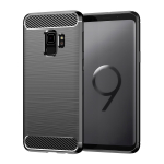 Luksuslik matt &uuml;mbris Samsung Galaxy S9 koputamisvastane pehme telefonikate samsung s9 p&otilde;rutuskindlate silikoon&uuml;mbriste jaoks For Galaxy S9 must