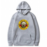 Meeste Guns N Roses Tr&uuml;kitud kapuutsid Puuvillane Hard Rock Band Meeste ja naiste Pullover Hip Hop Muusikariided XL hall