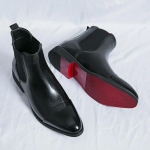 Veinpunased Meeste Chelsea Boots Flock &Uuml;mmarguse varbaga &auml;risaapad madala kontsaga meestele Slip on Men Boots Bots Pour Hommes 2024 48