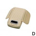 Universaalne 2-in-1 auto k&auml;etoe padi PU nahast konsooli kate karp keskmine paks konsool paks konsool auto padi Tis V3E4 punane