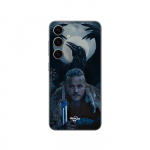 Coque Samsung Galaxy S24 Vikings ragnar lothbrok corbeau Maniacase