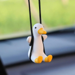 Auto ripats Armas Anime Little Duck Kiik Automaatne tahavaatepeegel Rippuvad Kaunistused Sisekaunistuse aksessuaarid T&uuml;drukutele Kingitused