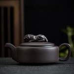 220 ml Dragon Tiger Yixing Purple Clay Pot Hiina draakoni ja f&ouml;&ouml;niksi tee v&auml;rvi muutev teekann ja teekomplekt kuumal