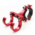 Alumiiniumisulamist mootorratta juhtraua riputuskonks Reguleeritav 2 peaga Hoiu riidepuu Pandla konksud Mootorratta kiivri konksud Jalgratta must