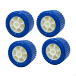 4Pcs PU Ribbed Wobble Roller Caravans Components Sturdy Practical Easy to Install Yacht Guides
