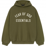 Fear of God Essentials Fliisihoodie S&otilde;jav&auml;elised Meeste Topid Roheline 192BT246255F S
