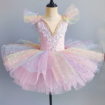 Laste litritega ballett Tutu Kleit T&uuml;drukutele Jazz Tantsukost&uuml;&uuml;mid Laste Baleriinid Tutu komplektid Laste Peotantsu riided 110