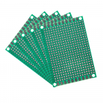 5 tk PCB plaat 5 * 7 cm &uuml;hepoolne protot&uuml;&uuml;pplaat, roheline DIY universaalsete tr&uuml;kkplaatide elektrooniline komplekt