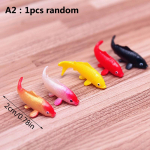 1 tk nukumaja miniatuurne simulatsioon koi kuldkala kaussi mudel isetegemise tarvikud m&auml;nguasjad nukumaja kleebised