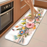 1 tk V&auml;simusvastased k&ouml;&ouml;givaibad Roosa roosiprindiga veekindel libisemisvastane paks polsterdatud k&ouml;&ouml;gimatt Tugeva t&ouml;&ouml;v&otilde;imega mugav k&ouml;&ouml;gimatt 40*60cm