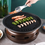 Grill-grill-matkaahi pannrestiga BBQ-tee tulega s&otilde;brale Small