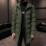 Thicken Warm Men Long Parka Fashion Brand Casual Talvine Tuulejope kapuutsiga Mantlid Moodsad r&otilde;ivad meestele K&otilde;ik sobivad 4XL