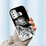 &Uuml;hev&auml;rviline h&otilde;bedase servaga objektiiv, rasvane korpus, pehme TPU vedel silikoonist kate P&otilde;rutuskindel telefoni&uuml;mbris Xiaomi Redmi Samsungile Redmi A1 Plus valge