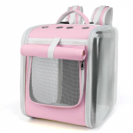 L&auml;bipaistvad Koerte Kasside Kandekotid Hingav Seljakott Akr&uuml;&uuml;list Kosmosekapsel Kutsika Kassipoja Kott V&auml;ljas Reisimine Kaasaskantavad Lemmikloomatarbed 35x30x40cm roosa