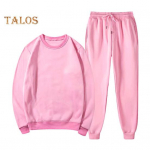 2 tk/komplekt Unisex dressipluus p&uuml;ksid &uuml;likond &uuml;mara kaelusega pikkade varrukatega sportlik kampsun, n&ouml;&ouml;riga elastne v&ouml;&ouml;koht p&uuml;ksid fitness-riietus s&uuml;gis-kevade dressid S khaki