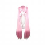 110 cm Hatsune Miku Cosplay parukas, pikk kuumuskindel s&uuml;nteetiline juukseklamber hobusesaba parukad Lolita Halloweeni parukas, aksessuaar Kingitused