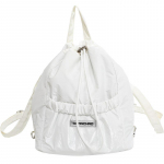 Multifunktsionaalne kott Korea vabaaja Crossbody kott Ostlemiseks v&auml;ike seljakott valge