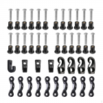 Kajaki nailonist padjandite silmade komplekt teki taglasekomplekt, benji aasad tarvikute jaoks