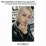 Stray Kids 3. maailmaturneel domineerib JYP Shop Online MD Benefit Photocard KPOP Felix