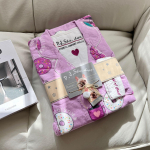 Uus naiste puhkeriiete 2-osaline komplekt Pj komplektid lahtised multifilmid naiste komplektid, 100% puuvillased pidžaamad naistele vabaaja magamisriiete komplekt pidžaama M