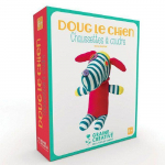 Kit couture - Graine cr&eacute;ative - Doug le chien - Peluche chaussette - &Agrave; partir de 8 ans - Facile &agrave; coudre