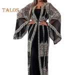 2 tk/komplekt Naiste &otilde;htukleit, l&auml;ikiv, l&auml;ikiv, l&auml;ikiv kardiganist kleidikomplekt, l&auml;bipaistva v&otilde;rguga pikkade varrukatega mantel Kokteili&uuml;ritused erilistel puhkudel S roosa