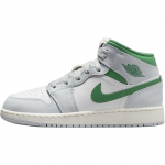 Air Jordan 1 Mid GS Summit White Pine Green Laste tossud Pure-Platinum Sail DQ8423-142 36