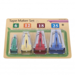 Fabric Bias Tape Maker komplekt 6mm 12mm 18mm 25mm K&ouml;itmis&otilde;mblust&ouml;&ouml;riist k&auml;sit&ouml;&ouml; tegemiseks
