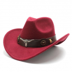 Talvine naiste meeste villane &otilde;&otilde;nes l&auml;&auml;nekauboi m&uuml;ts moev&ouml;&ouml;ga Gentleman Lady Jazz Cowgirl Toca Sombrero m&uuml;ts size 56-58cm veinipunane v&auml;rv